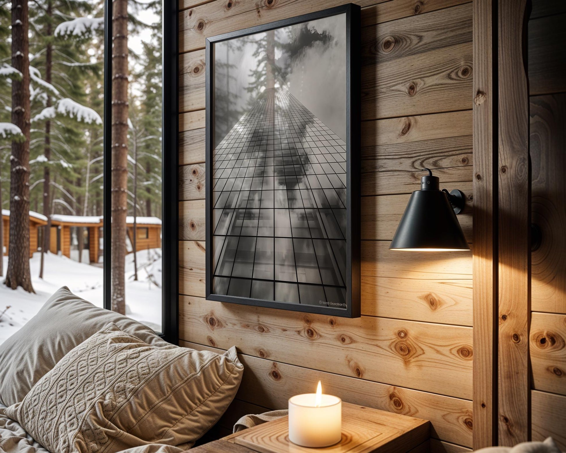 Urban Photography | Abstract Skyscraper Building Print | Minimal City Wall Art wall art print, black and white architectural poster, minimalist modern Scandinavian wall decor, Monohaus