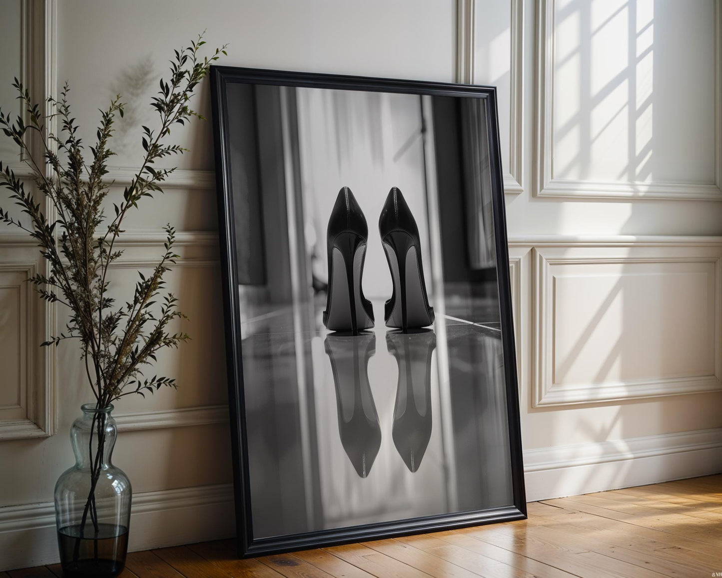 Minimal Wall Art | Fashion High Heels Photography | Designer Print wall art print, minimalist black and white poster, modern Scandinavian wall decor, Monohaus