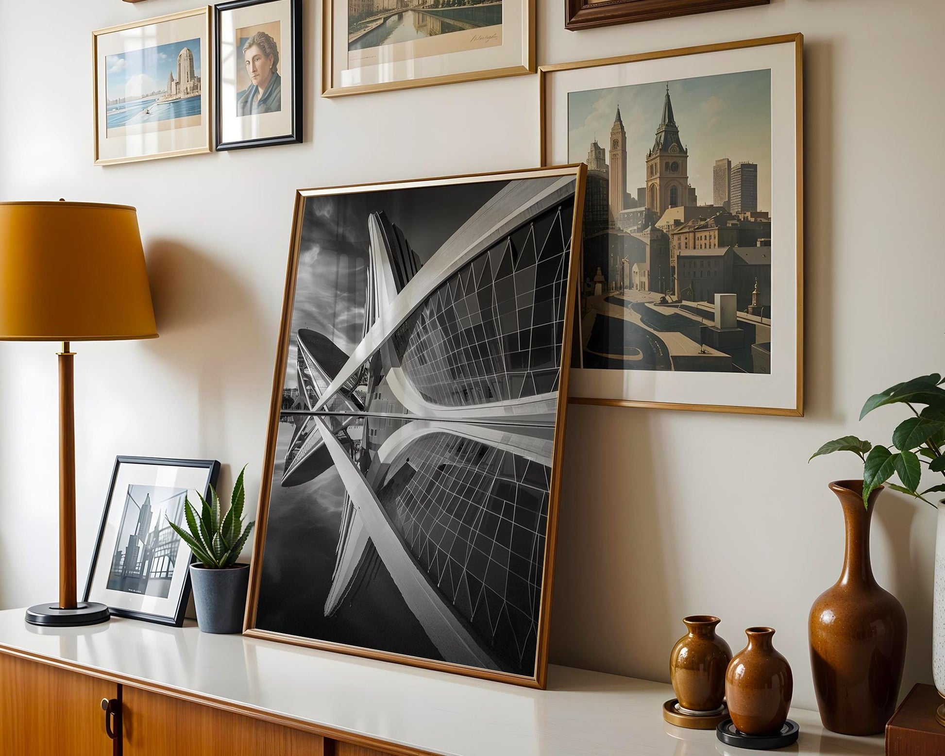 World Landmark | Valencia Architecture Print | Black and White Photography, Modern Wall Art wall art print, black and white architectural poster, minimalist modern Scandinavian wall decor, Monohaus