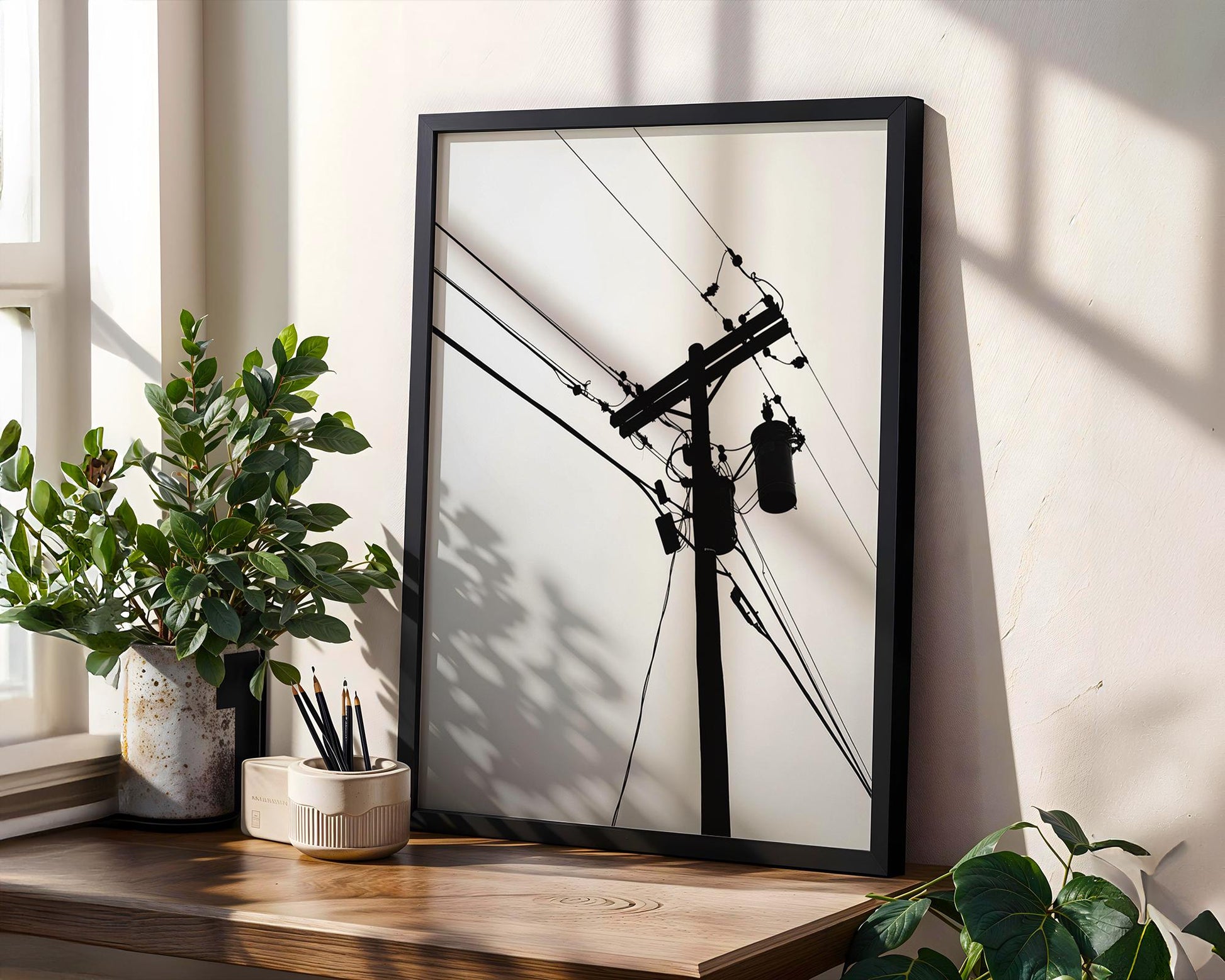 Urban Photography | Monohaus Industrial Photography Print | Black and White Minimalist Wall Art black and white photo print, minimalist monochrome wall art poster for modern interiors, Monohaus