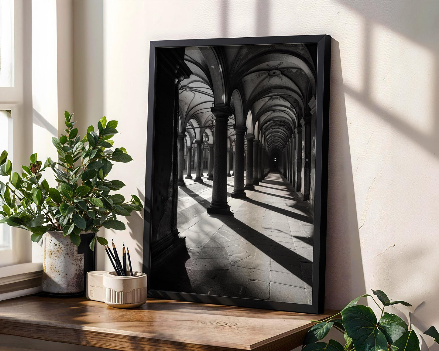 World Landmark | Bologna Italy Architecture Print | Minimalist Black and White Photography