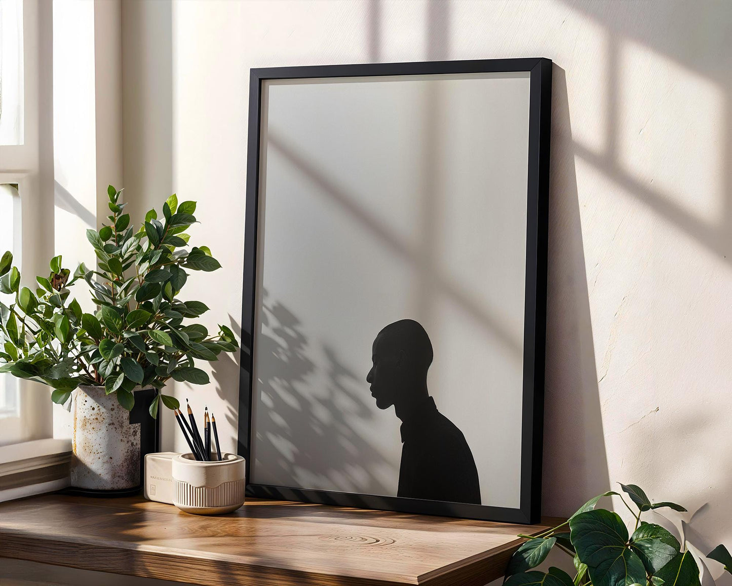 Minimal Wall Art Minimalist Portrait Line Art Print | Modern Black and White Poster abstract wall art print, geometric minimalist poster, modern Scandinavian decor, Monohaus