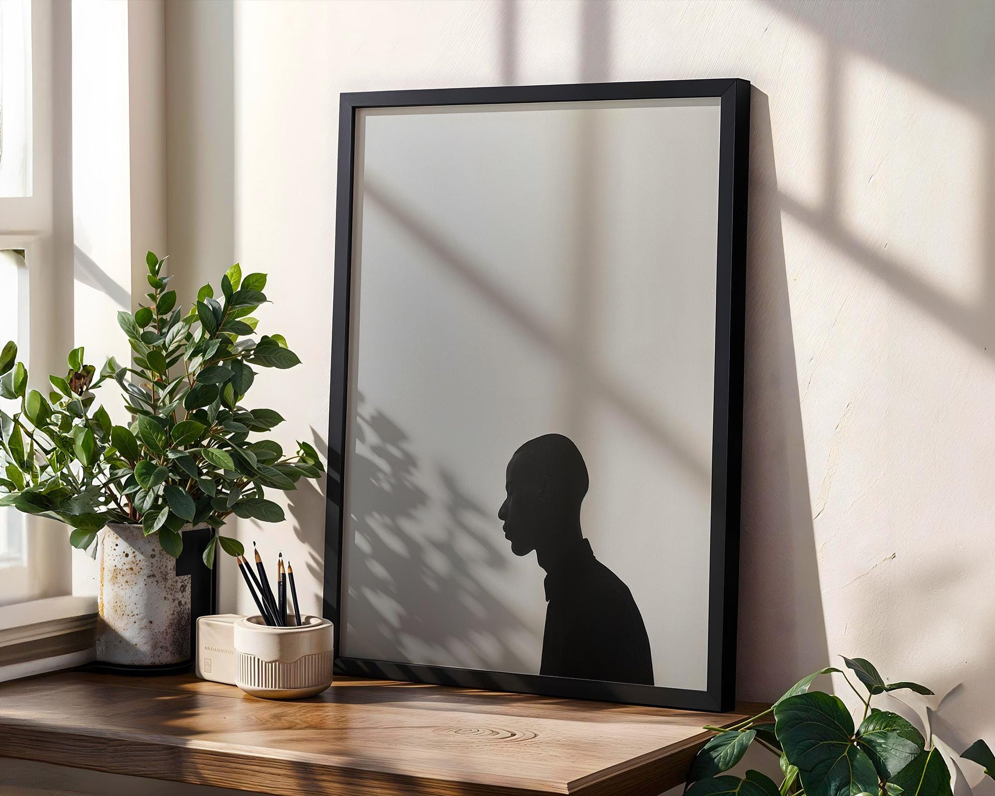 Minimal Wall Art Minimalist Portrait Line Art Print | Modern Black and White Poster abstract wall art print, geometric minimalist poster, modern Scandinavian decor, Monohaus