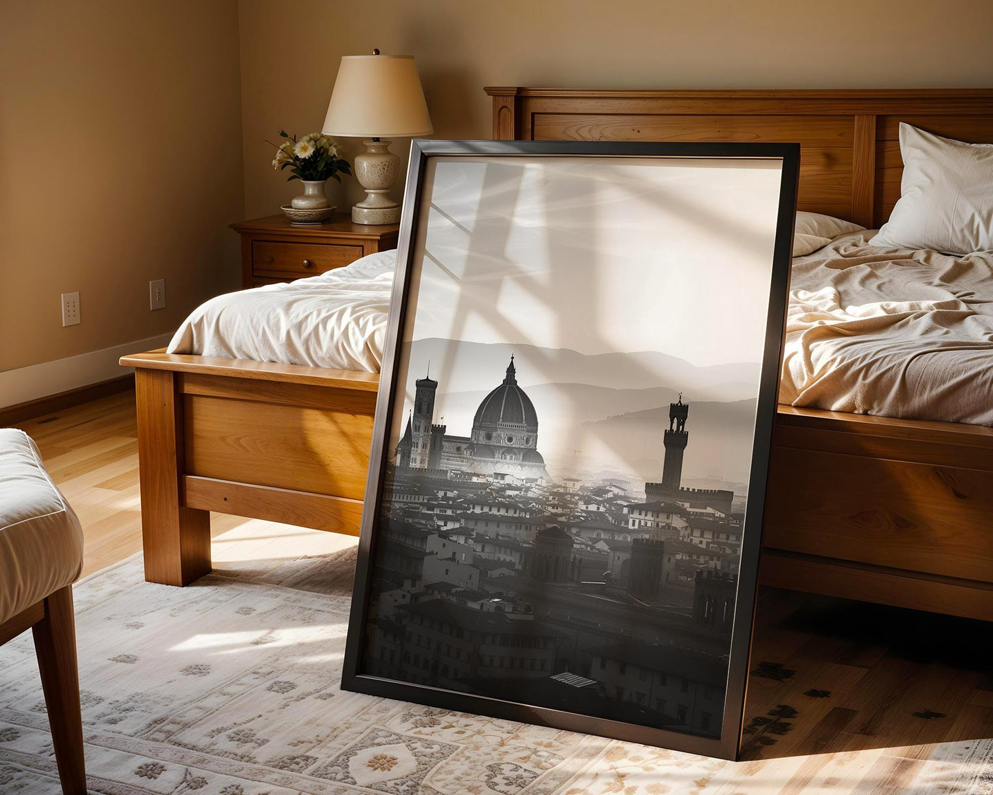 World Landmark | Florence Duomo Black and White Print | Italian Architecture Photography wall art print, black and white architectural poster, minimalist modern Scandinavian wall decor, Monohaus