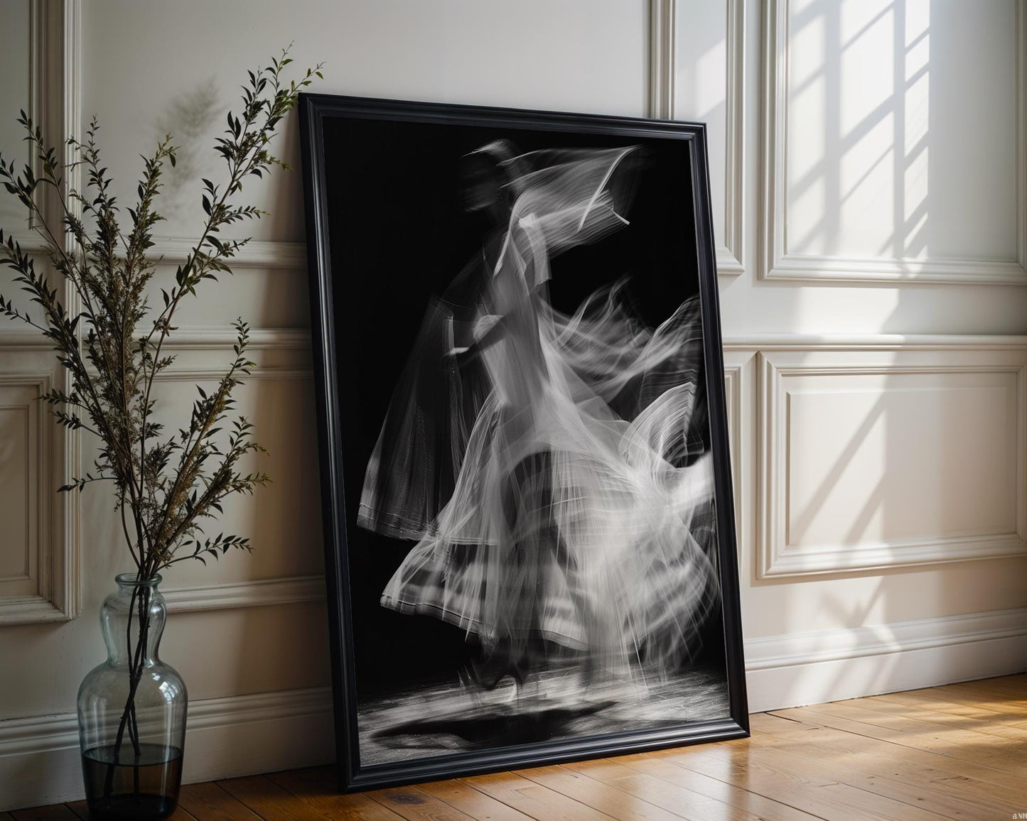 Minimal Wall Art | Black & White Fashion Photography | Ballet Dance Print wall art print, minimalist black and white poster, modern Scandinavian wall decor, Monohaus