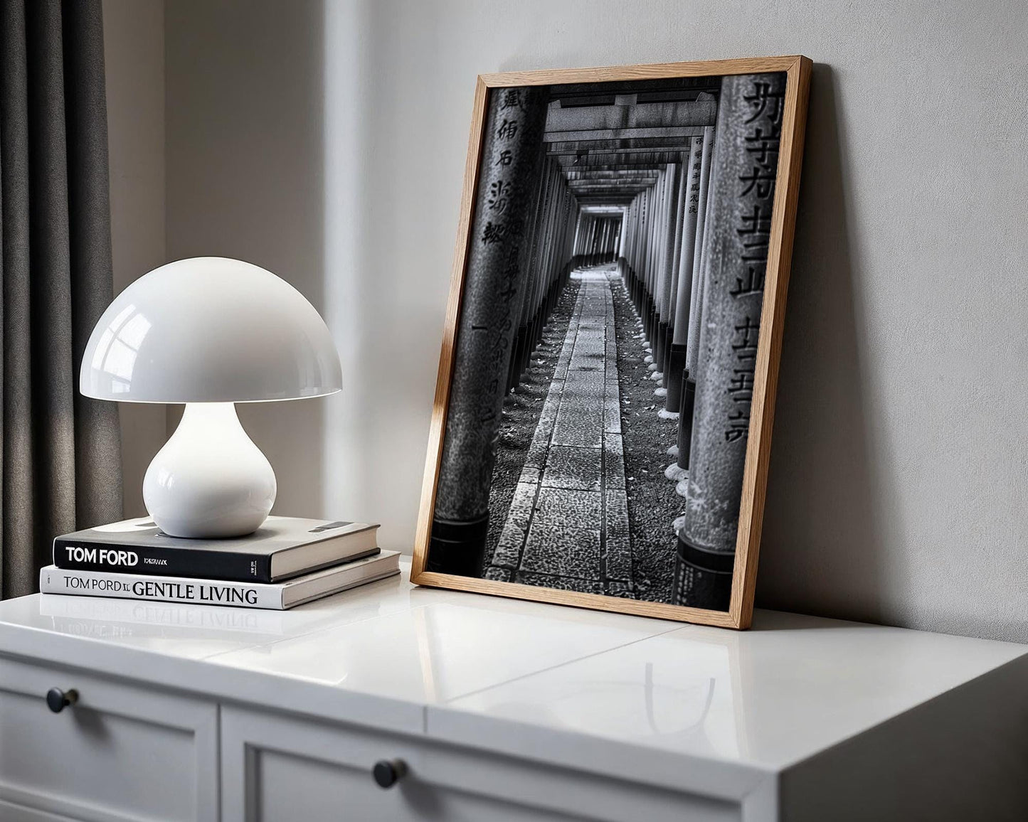World Landmark | Fushimi Inari Torii Gates Print | Kyoto Japan Photography, Minimalist Wall Art