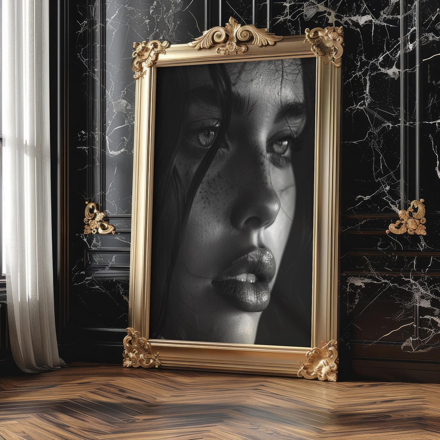 Minimal Wall Art Black and White Portrait Print | Minimalist Fine Art Photography wall art print, minimalist black and white poster, modern Scandinavian wall decor, Monohaus