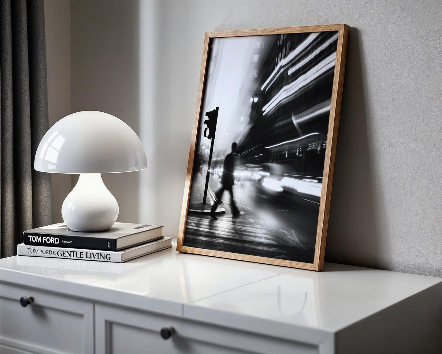 Urban Photography | Black and White Crosswalk Art Print | Urban Minimalist Decor black and white photo print, minimalist monochrome wall art poster for modern interiors, Monohaus