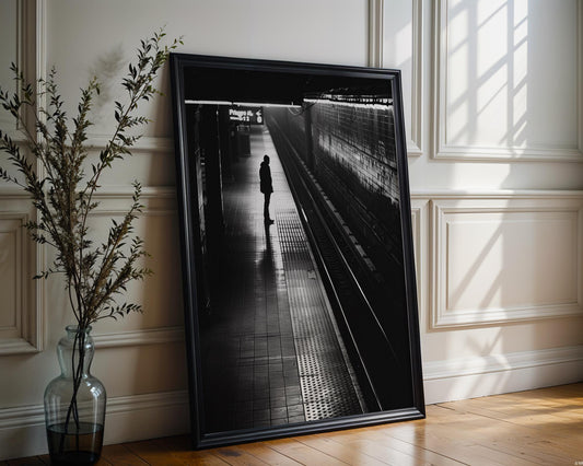 Urban Photography | Black and White Crosswalk Art Print | Urban Minimalist Decor black and white photo print, minimalist monochrome wall art poster for modern interiors, Monohaus