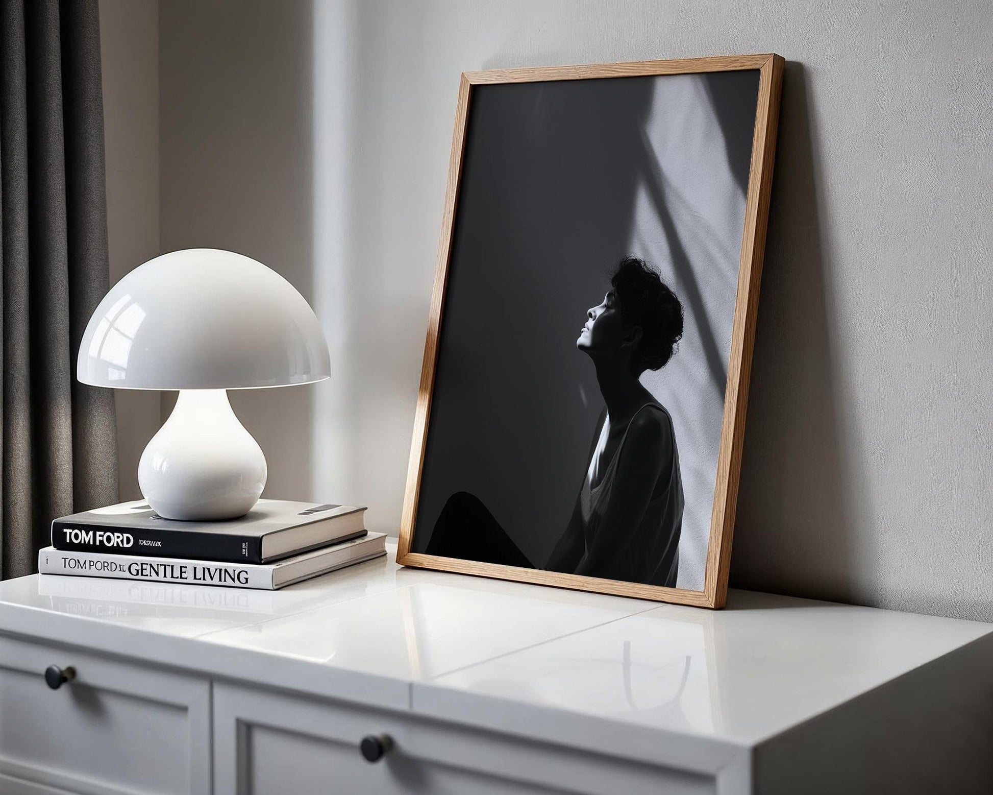 Minimal Wall Art | Retro Paris Fashion Print | Designer Photography wall art print, minimalist black and white poster, modern Scandinavian wall decor, Monohaus