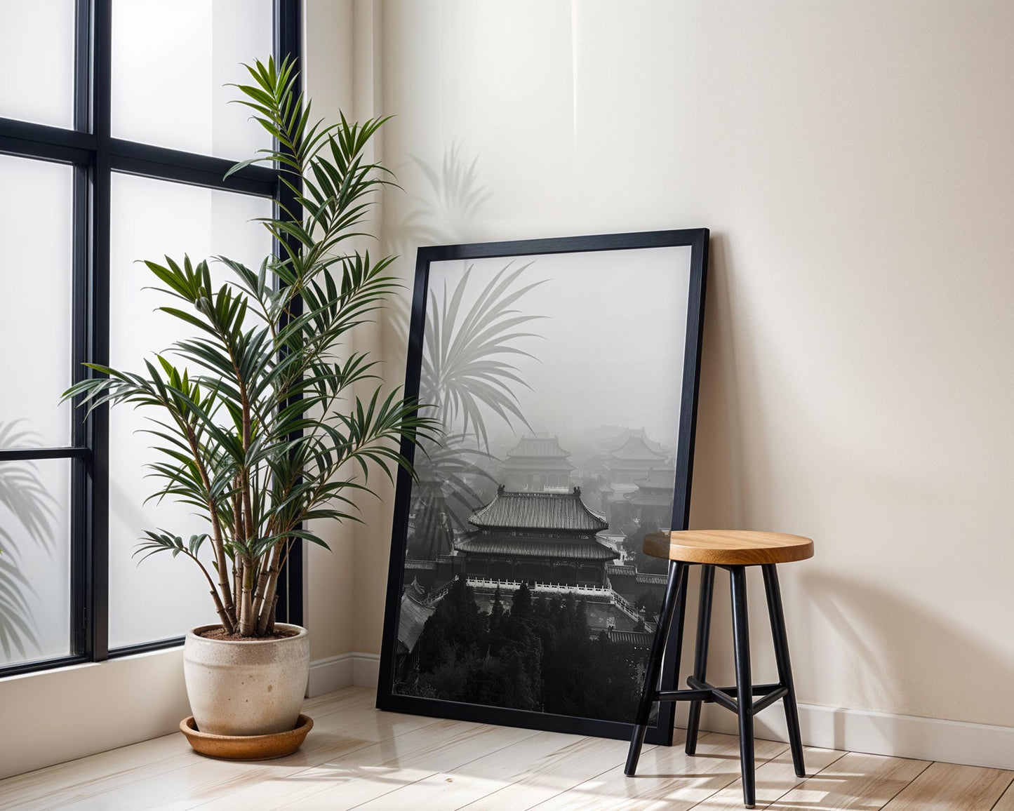 World Landmark | Forbidden City Print | Beijing Black and White Photography