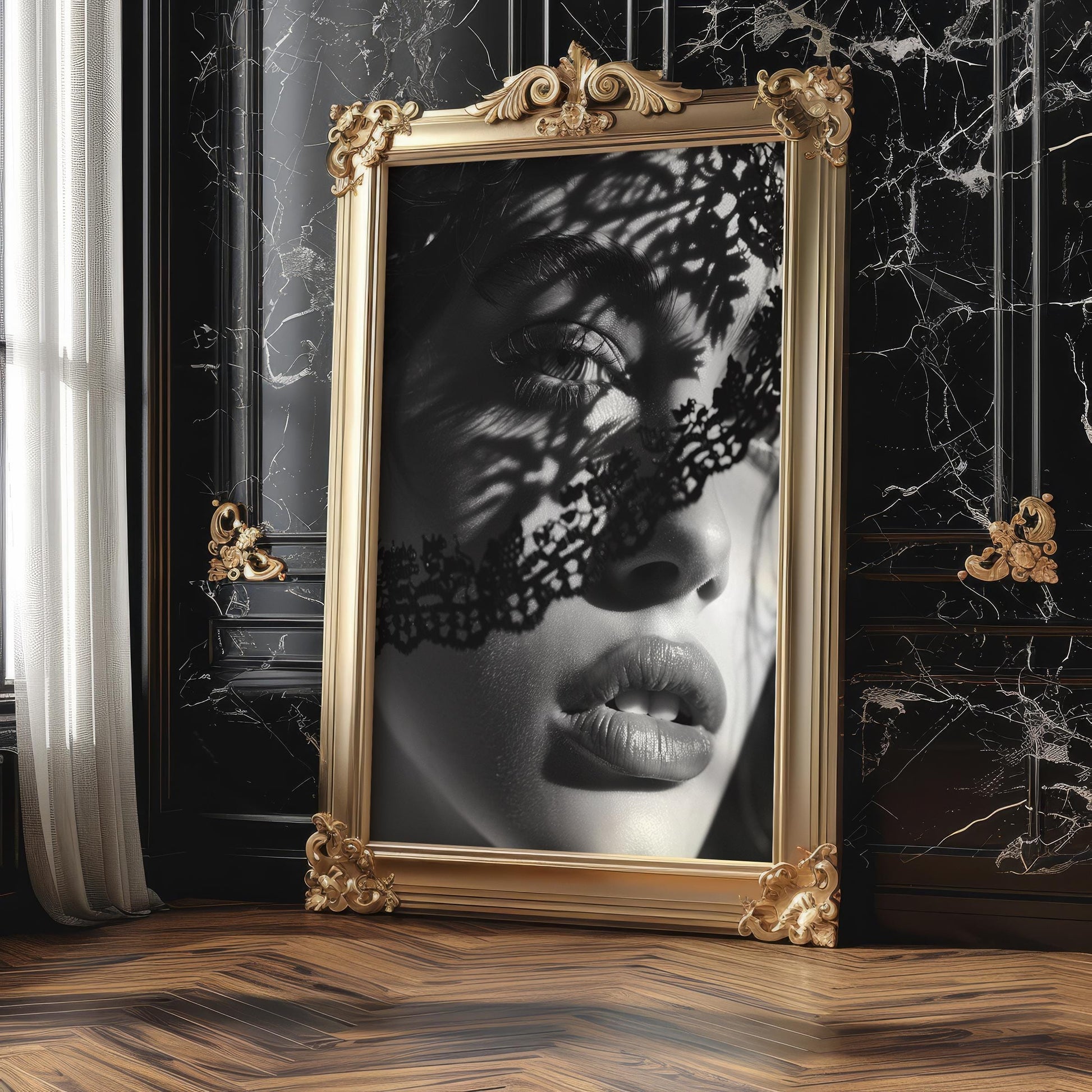 Minimal Wall Art | Retro Paris Fashion Print |  Monochrome Photography wall art print, minimalist black and white poster, modern Scandinavian wall decor, Monohaus