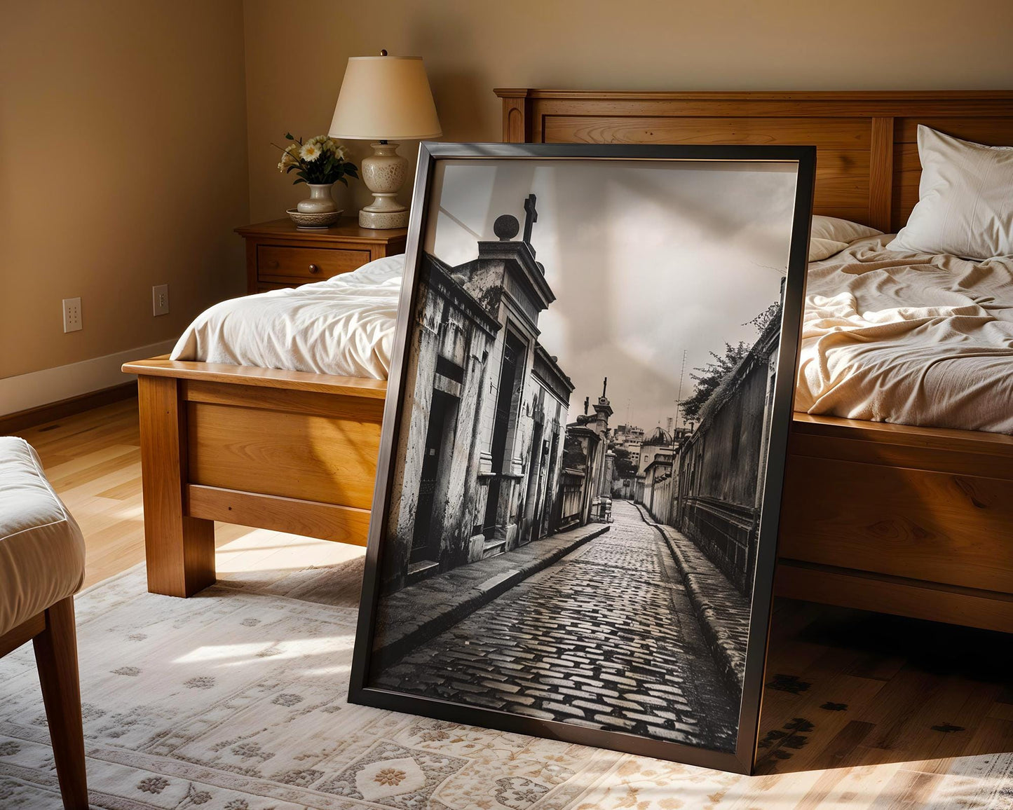 World Landmark | Recoleta Cemetery Print | Argentina Black and White Photography