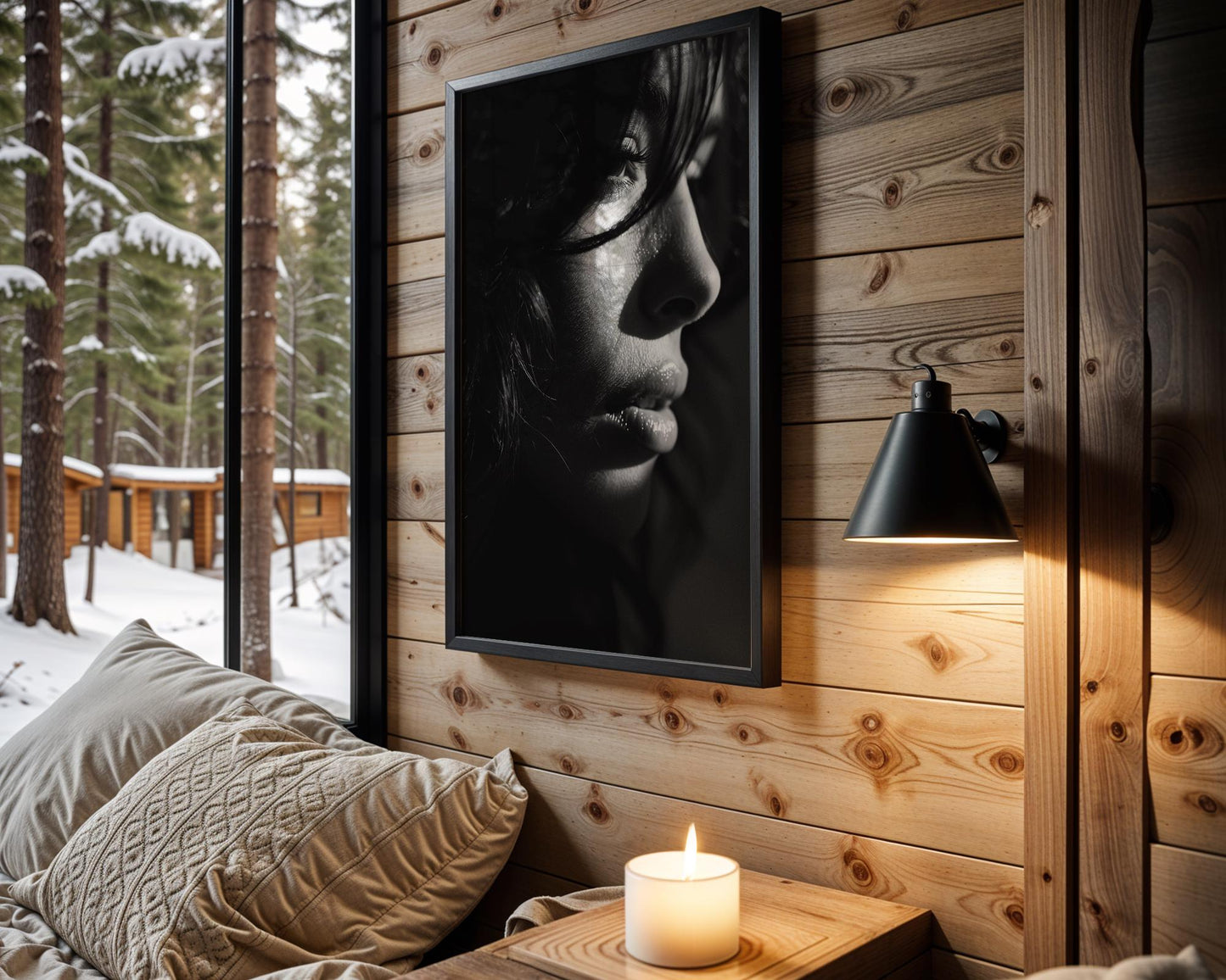 Minimal Wall Art | Black and White Fashion Photography Print | Minimalist wall art print, minimalist black and white poster, modern Scandinavian wall decor, Monohaus