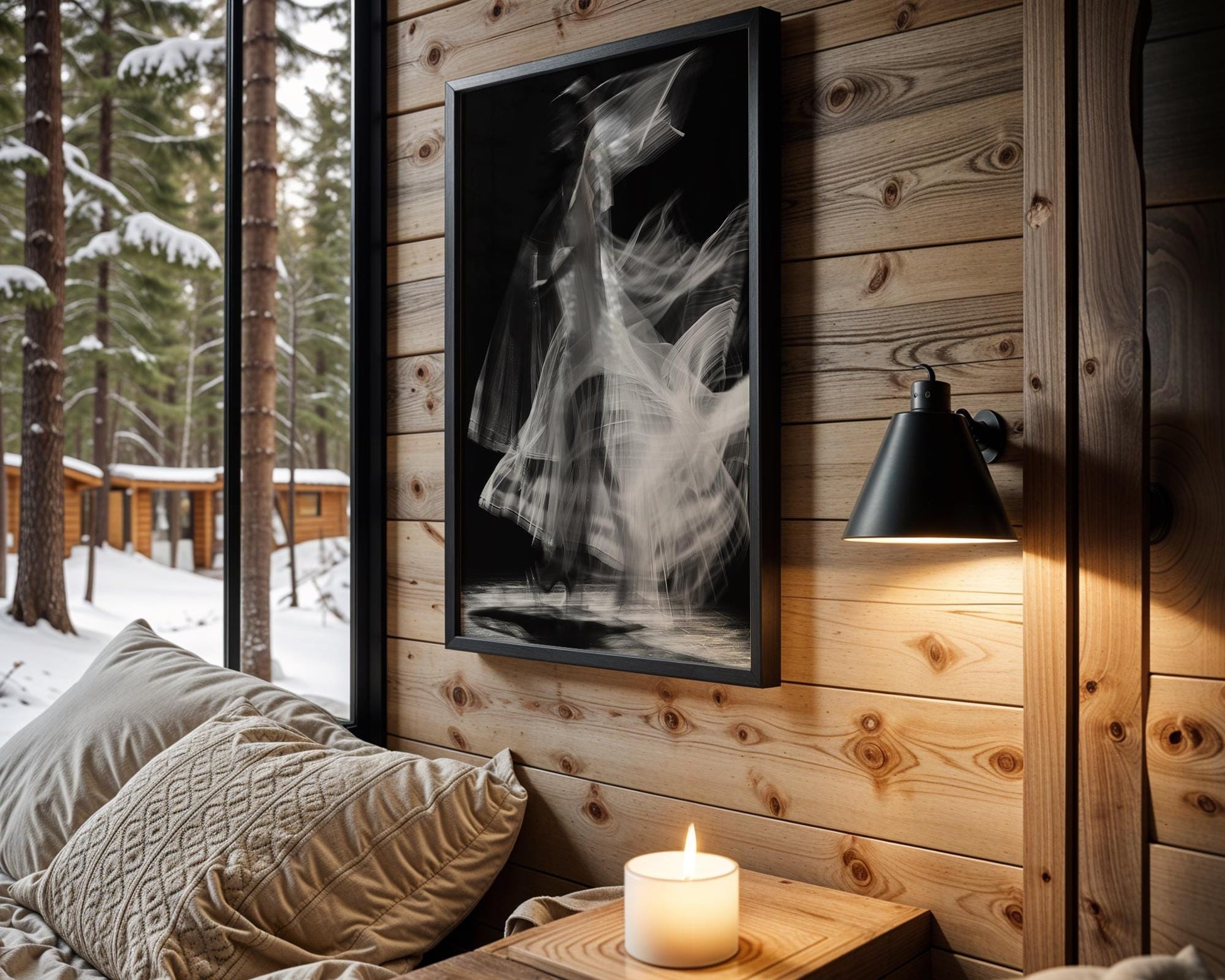 Minimal Wall Art | Black & White Fashion Photography | Ballet Dance Print wall art print, minimalist black and white poster, modern Scandinavian wall decor, Monohaus