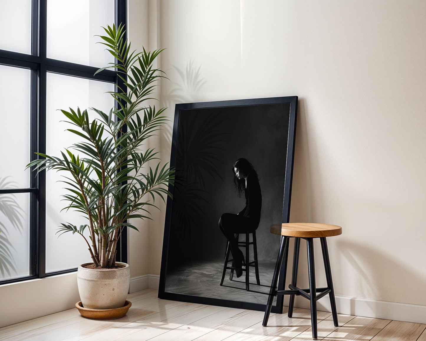 Urban Photography | Monochrome Portrait Photography Print | Minimalist Modern Wall Art black and white photo print, minimalist monochrome wall art poster for modern interiors, Monohaus