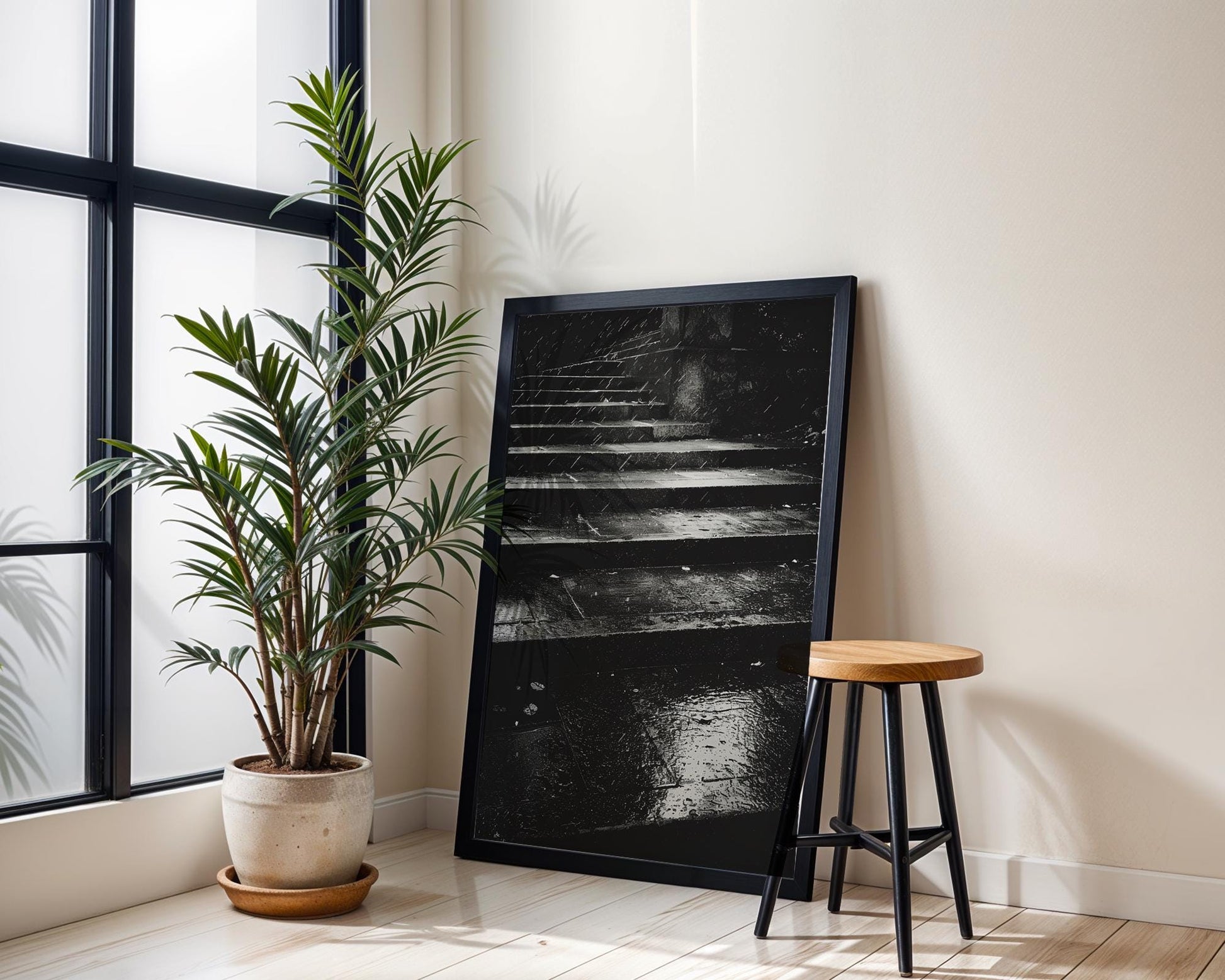 Urban Photography | Moody Black and White Photography Print | Minimalist Poster black and white photo print, minimalist monochrome wall art poster for modern interiors, Monohaus