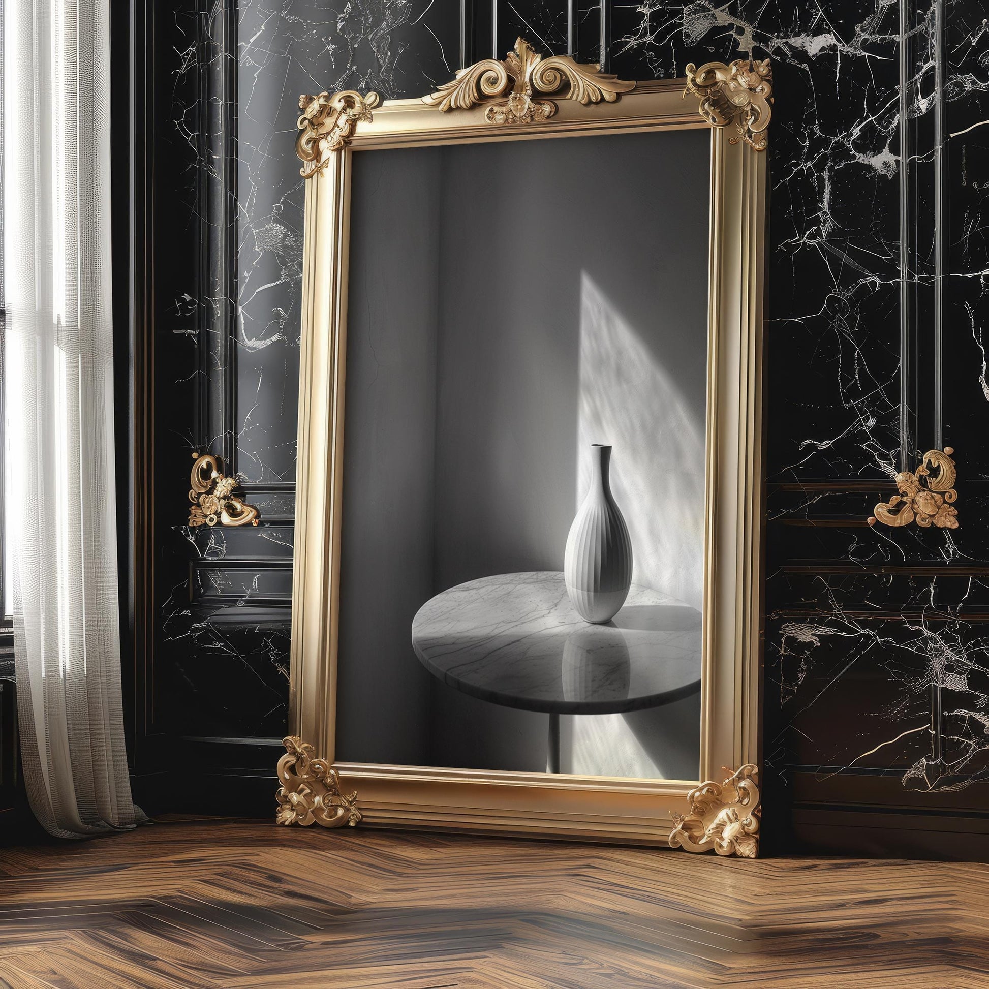 Urban Photography | Minimalist Still Life Print | Black and White Vase black and white photo print, minimalist monochrome wall art poster for modern interiors, Monohaus