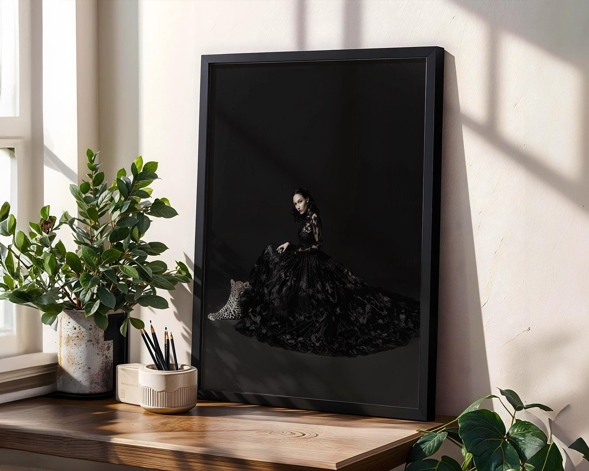 Minimal Wall Art | Retro Paris Fashion Print | Designer Photography wall art print, minimalist black and white poster, modern Scandinavian wall decor, Monohaus