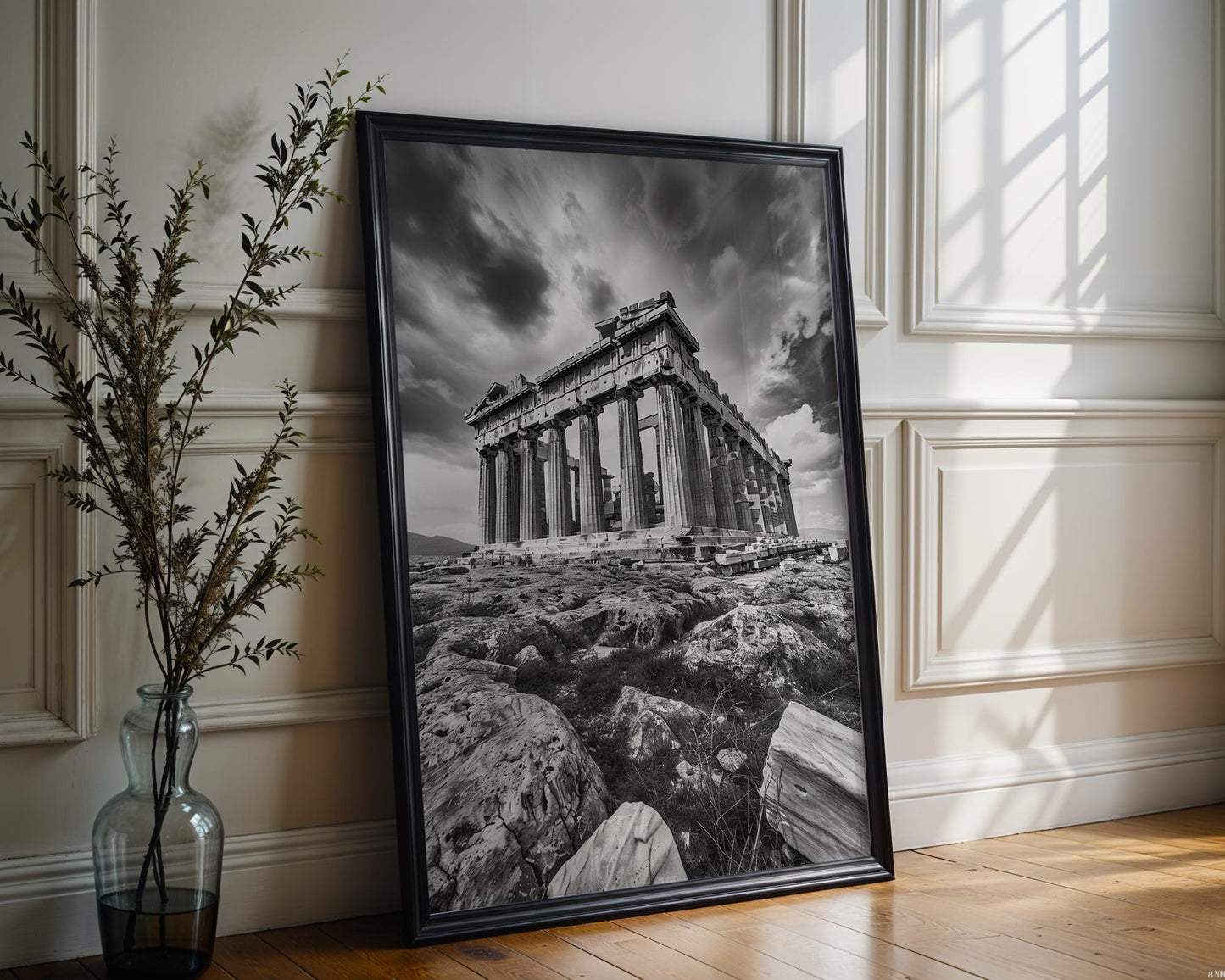 World Landmark | Parthenon Print | Athens Greece Black and White Photography