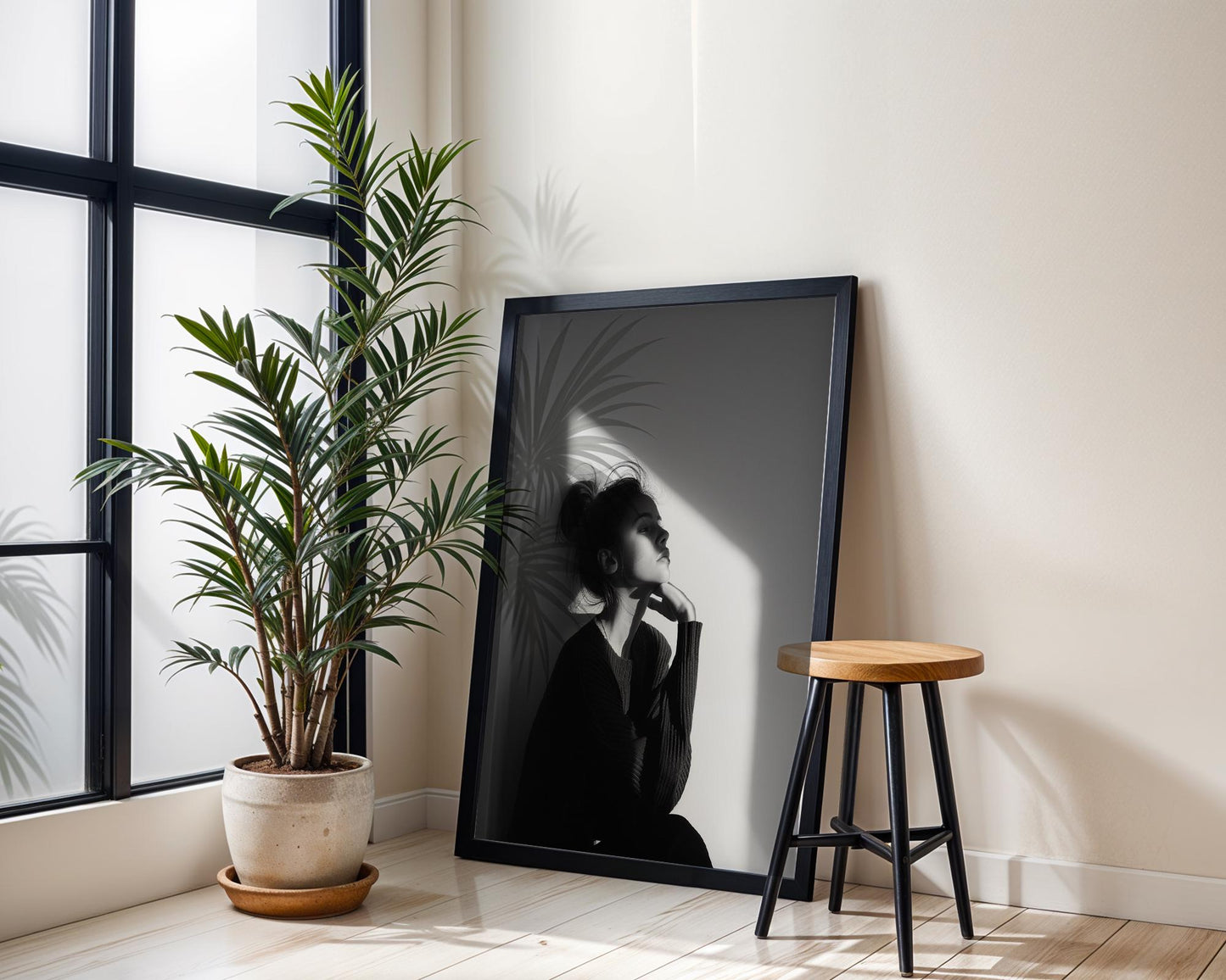 Minimal Wall Art Luxury Fashion | Black and White Fine Art Photography Print wall art print, minimalist black and white poster, modern Scandinavian wall decor, Monohaus