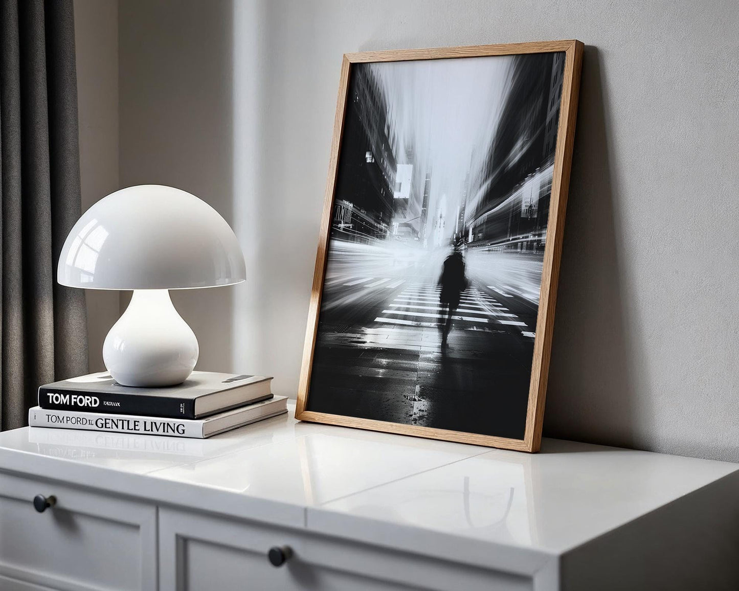 Urban Photography | Black and White Crosswalk Art Print | Urban Minimalist Decor black and white photo print, minimalist monochrome wall art poster for modern interiors, Monohaus