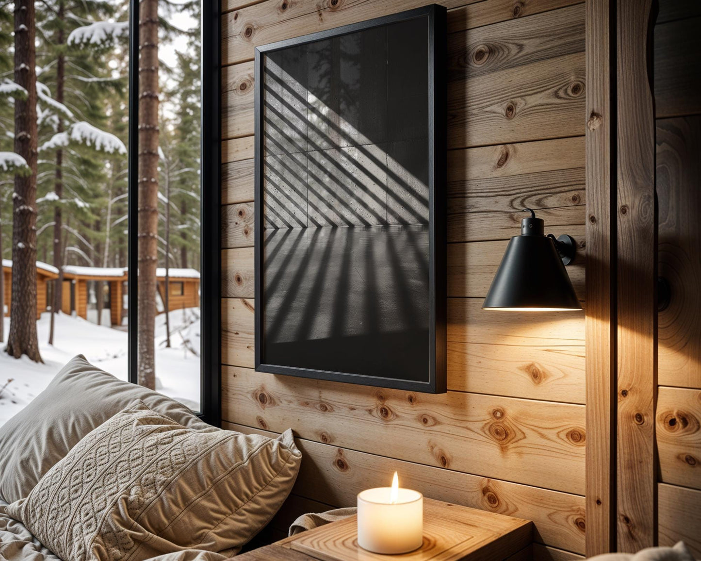 Urban Photography | Shadow Print Black and White | Abstract Window Light abstract wall art print, geometric minimalist poster, modern Scandinavian decor, Monohaus