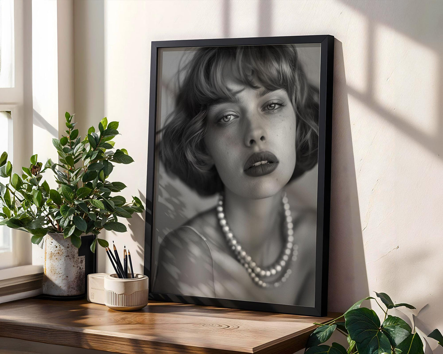 Minimal Wall Art | Retro Paris Fashion Print |  Monochrome Photography wall art print, minimalist black and white poster, modern Scandinavian wall decor, Monohaus