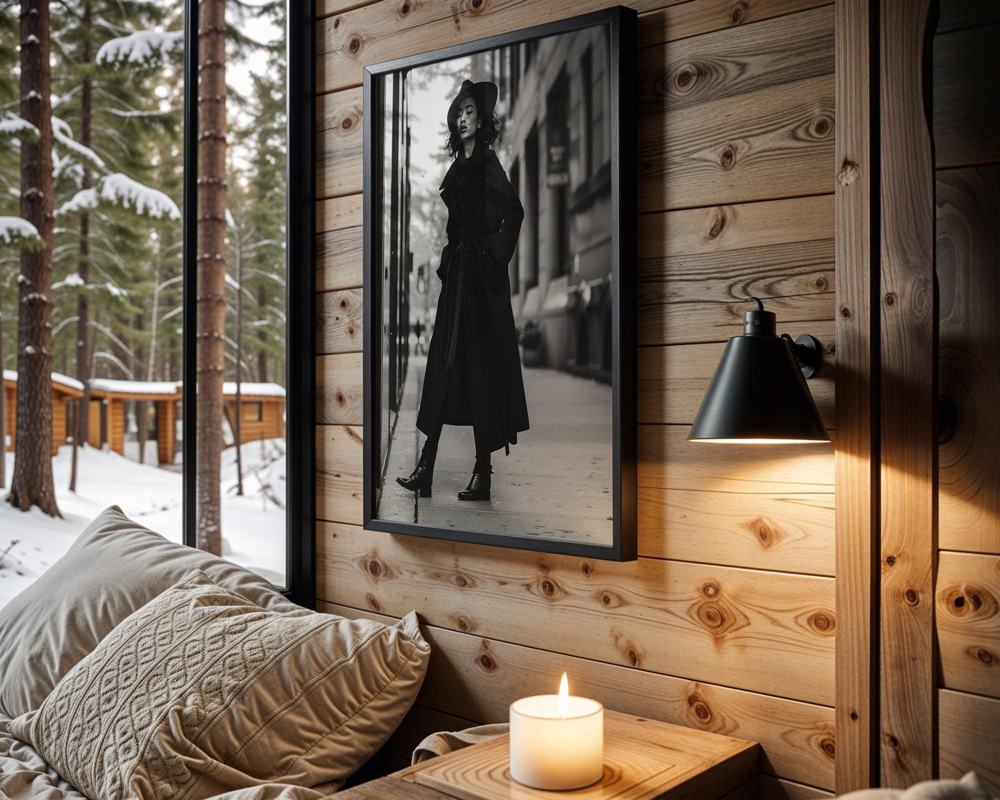 Black and White Fashion Photography Print | Chic Woman, Minimalist Wall Art wall art print, minimalist black and white poster, modern Scandinavian wall decor, Monohaus