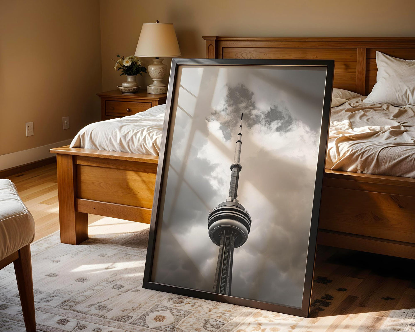 World Landmark | CN Tower Print | Toronto Black and White Photography, Minimalist Wall Art wall art print, black and white architectural poster, minimalist modern Scandinavian wall decor, Monohaus