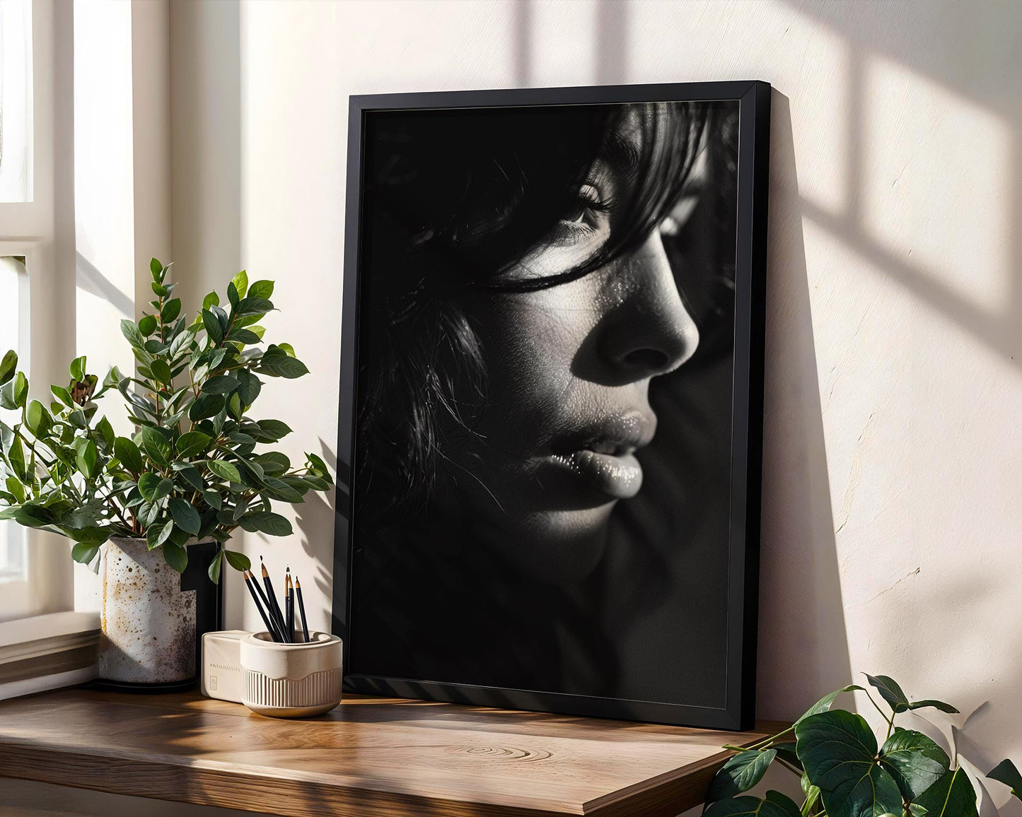 Minimal Wall Art | Black and White Fashion Photography Print | Minimalist wall art print, minimalist black and white poster, modern Scandinavian wall decor, Monohaus