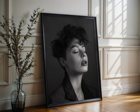 Minimal Wall Art Luxury Fashion | Black and White Fine Art Photography Print wall art print, minimalist black and white poster, modern Scandinavian wall decor, Monohaus