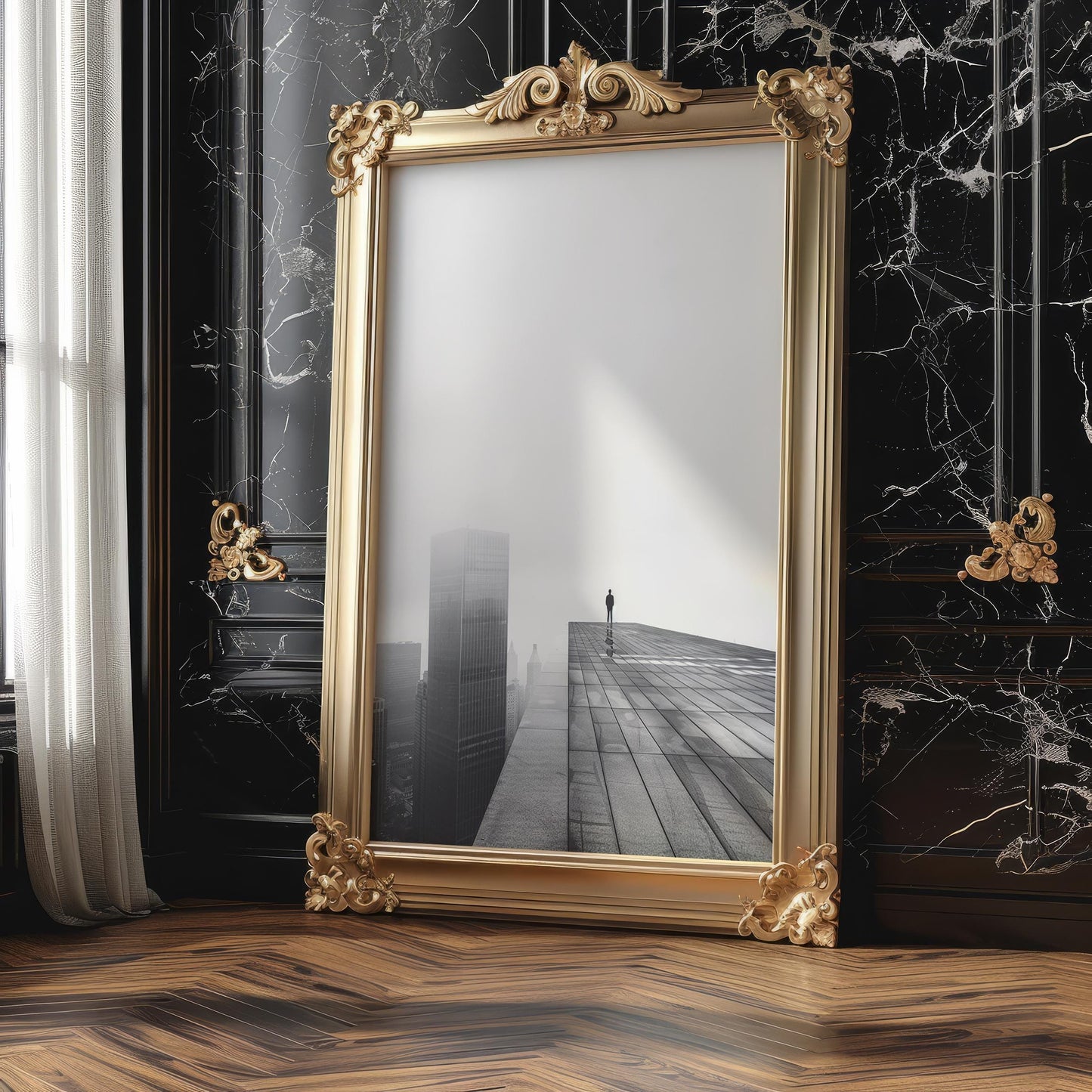 Noir Cityscape Photography Print | Minimalist Urban Wall Art wall art print, black and white architectural poster, minimalist modern Scandinavian wall decor, Monohaus