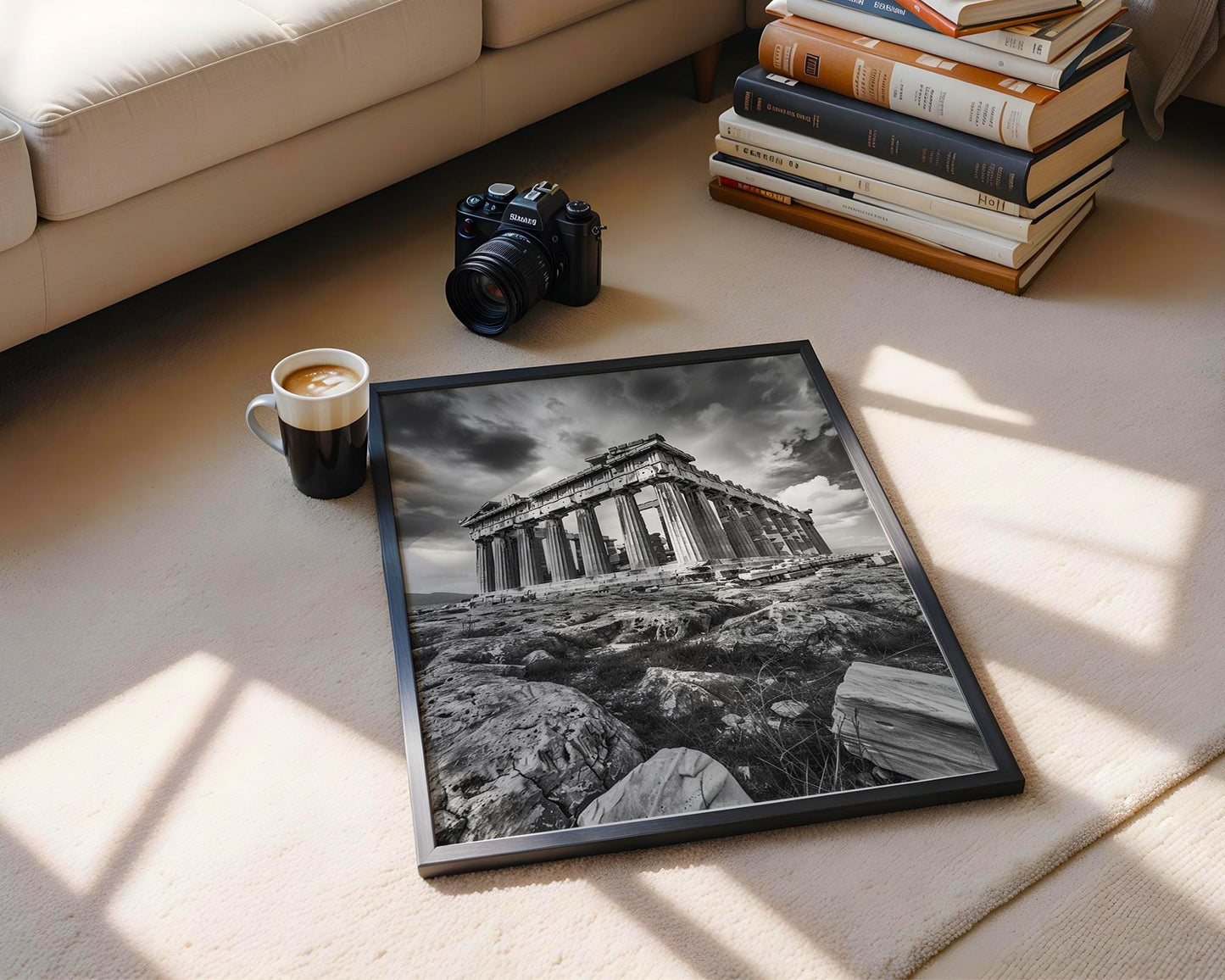 World Landmark | Parthenon Print | Athens Greece Black and White Photography