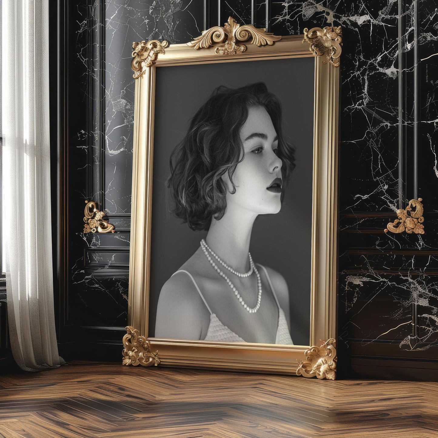 Minimal Wall Art | Retro Paris Fashion Print |  Luxury Photography wall art print, minimalist black and white poster, modern Scandinavian wall decor, Monohaus