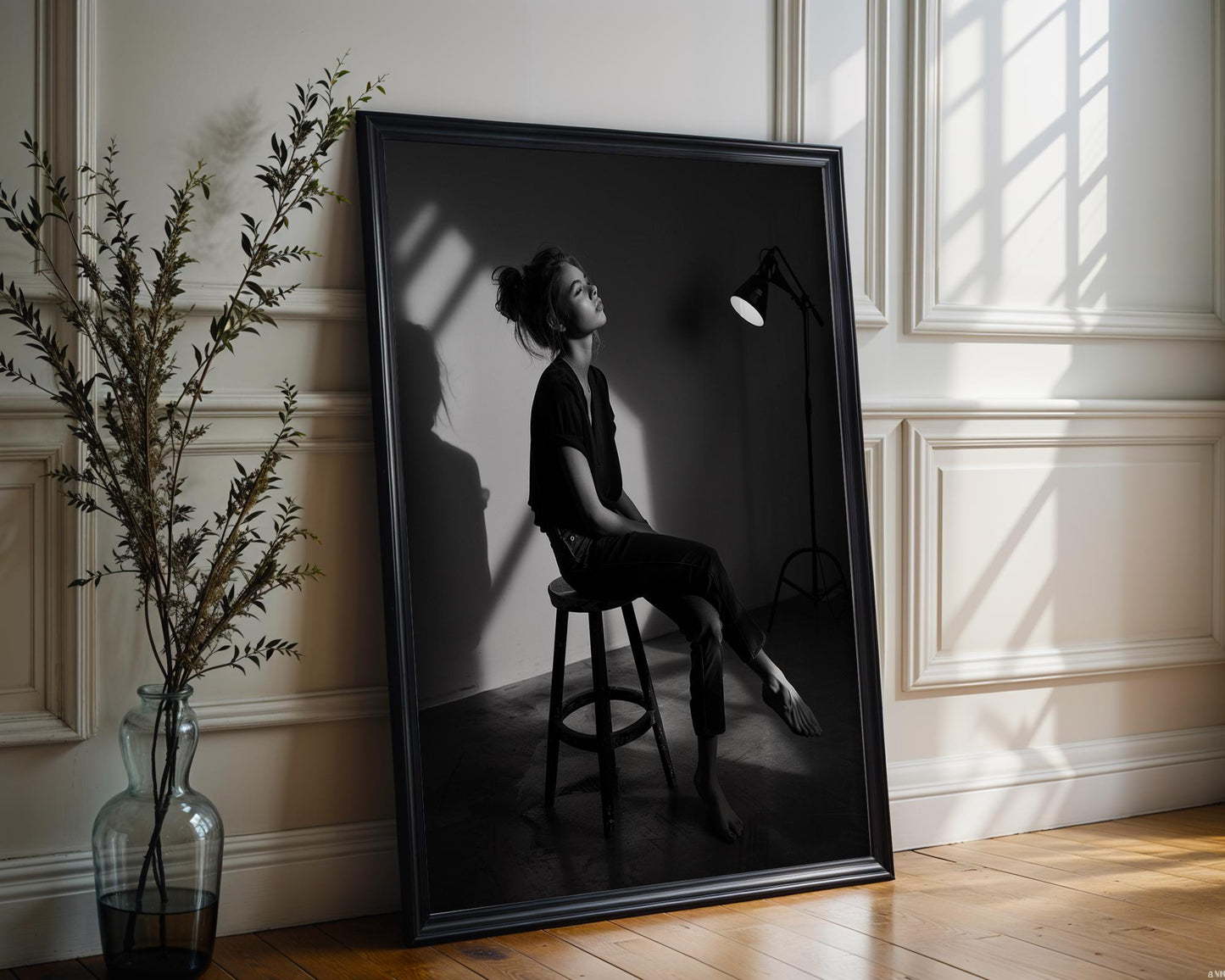 Urban Photography | Minimalist Portrait Photography Print | Modern Black and White Wall Art black and white photo print, minimalist monochrome wall art poster for modern interiors, Monohaus