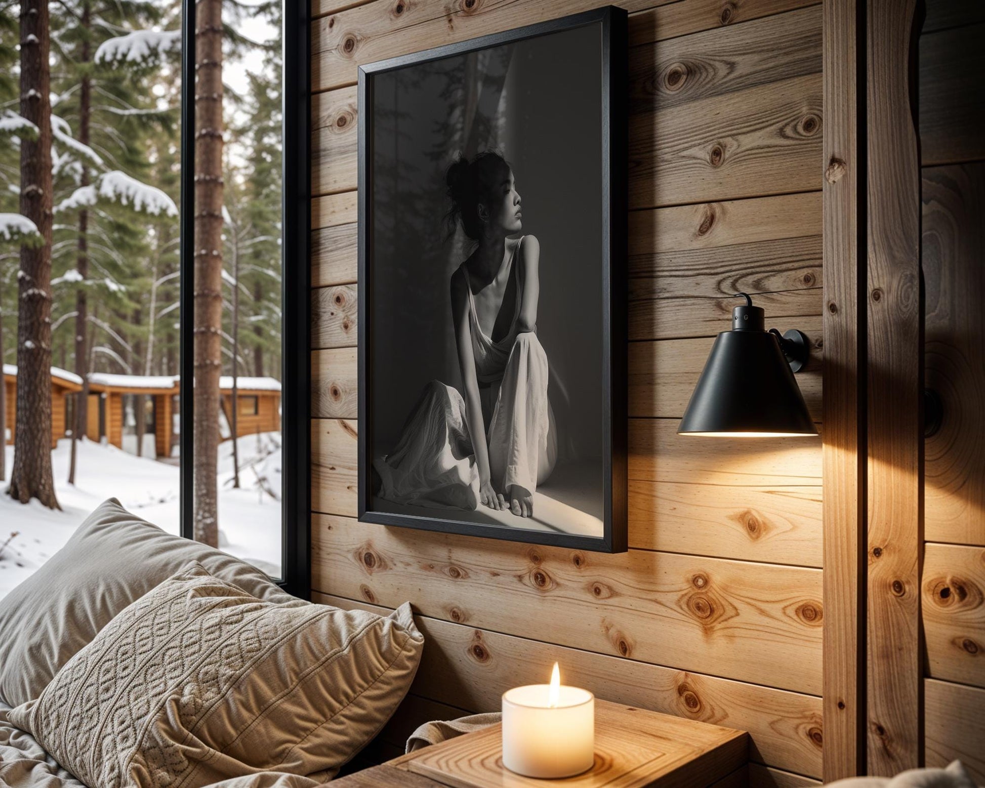 Minimal Wall Art | Retro Paris Fashion Print |  Luxury Photography wall art print, minimalist black and white poster, modern Scandinavian wall decor, Monohaus