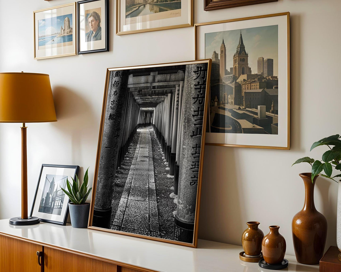 World Landmark | Fushimi Inari Torii Gates Print | Kyoto Japan Photography, Minimalist Wall Art