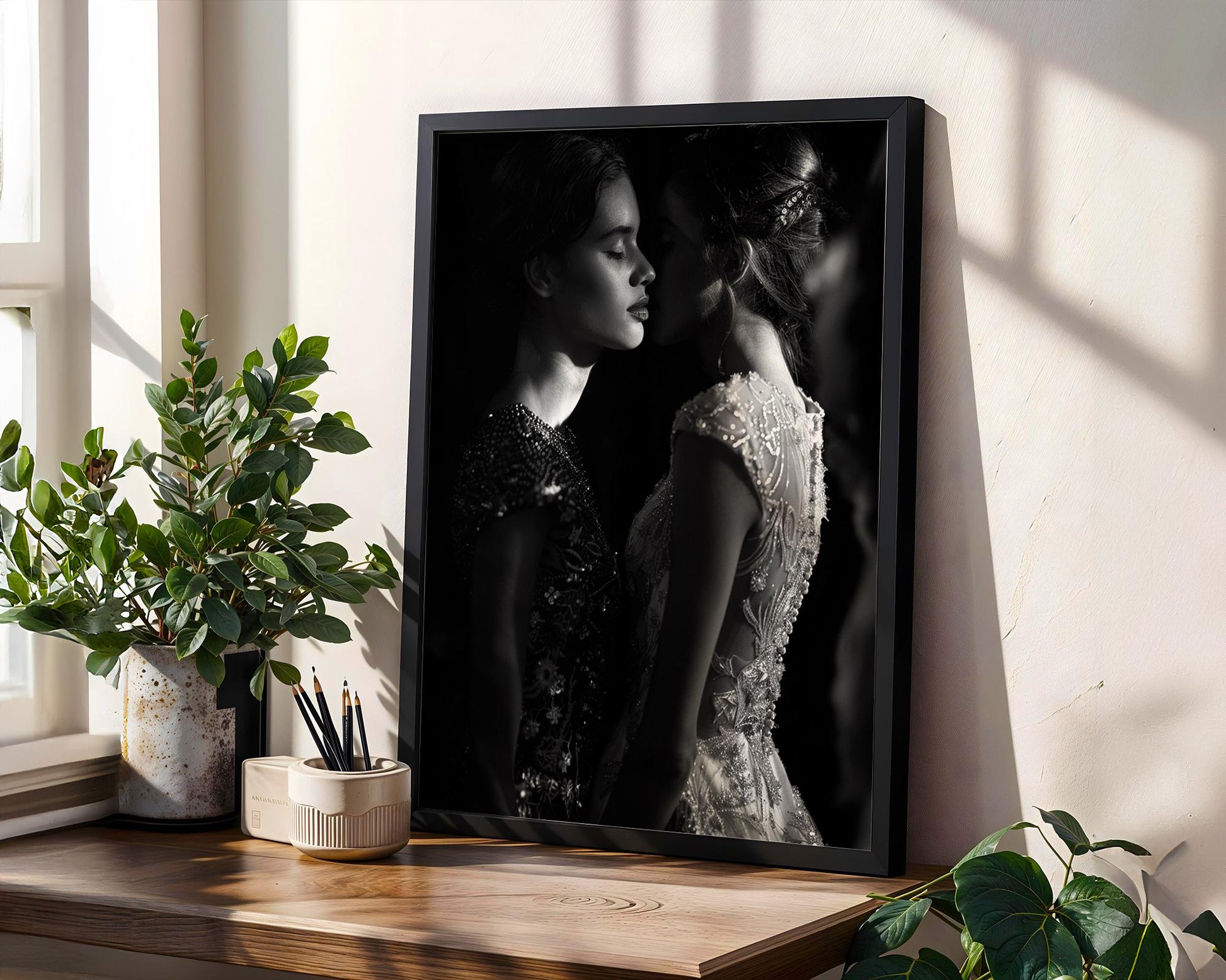 Minimal Wall Art Black and White Fashion Portrait | Modern Minimalist Fine Art Print wall art print, minimalist black and white poster, modern Scandinavian wall decor, Monohaus