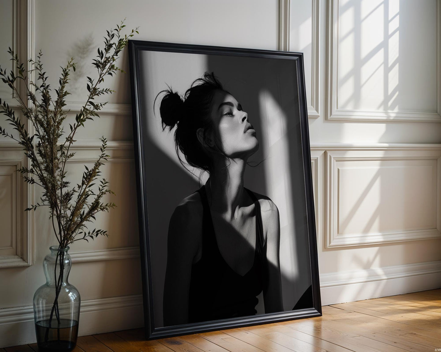 Minimal Wall Art | Retro Paris Fashion Print |  Luxury Photography wall art print, minimalist black and white poster, modern Scandinavian wall decor, Monohaus