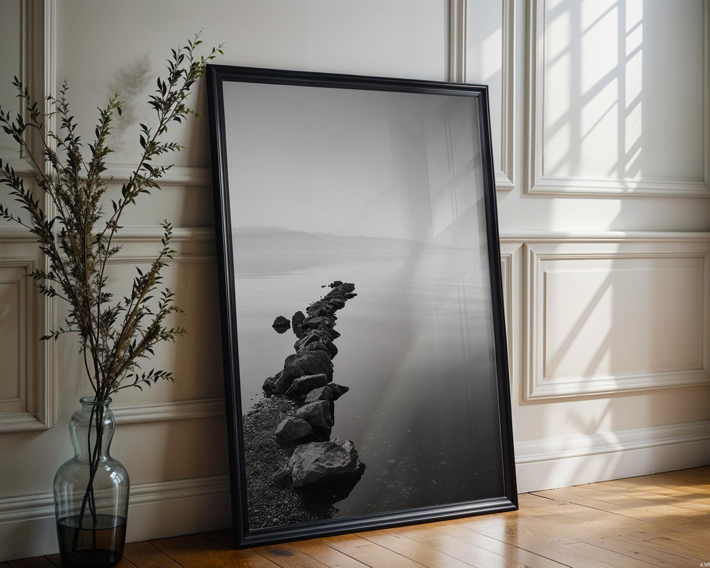 World Landmark | Lake Geneva Photography Print | Swiss Alps Minimalist Wall Art