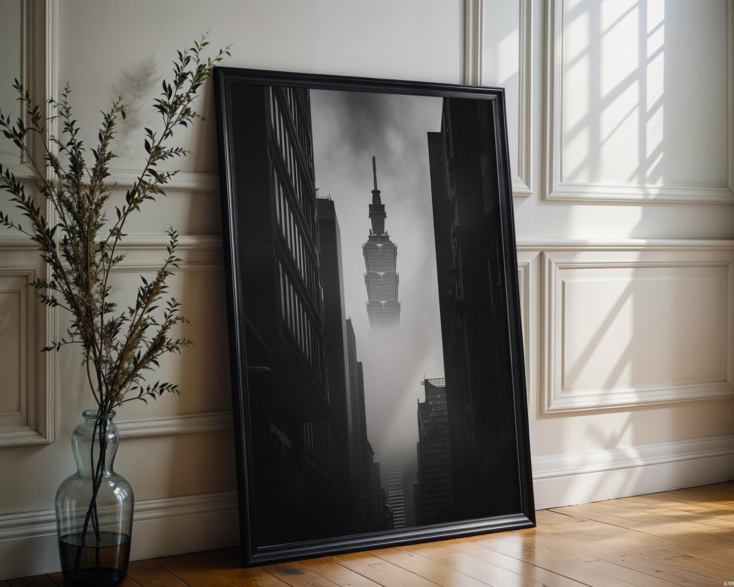 World Landmark | Taipei 101 Photography Print | Taiwan Cityscape, Minimalist Wall Art