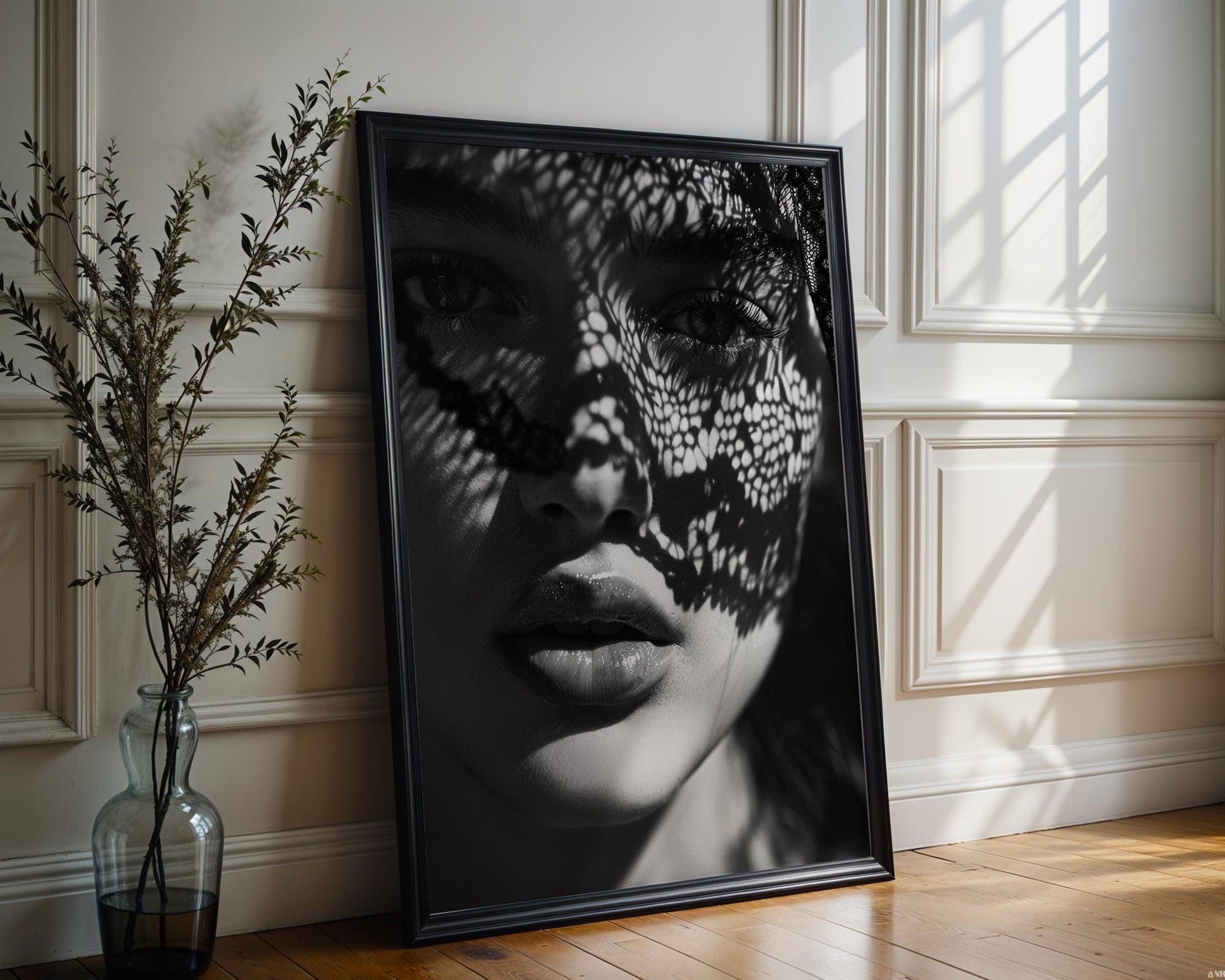 Minimal Wall Art Luxury Fashion | Black and White Fine Art Photography Print wall art print, minimalist black and white poster, modern Scandinavian wall decor, Monohaus