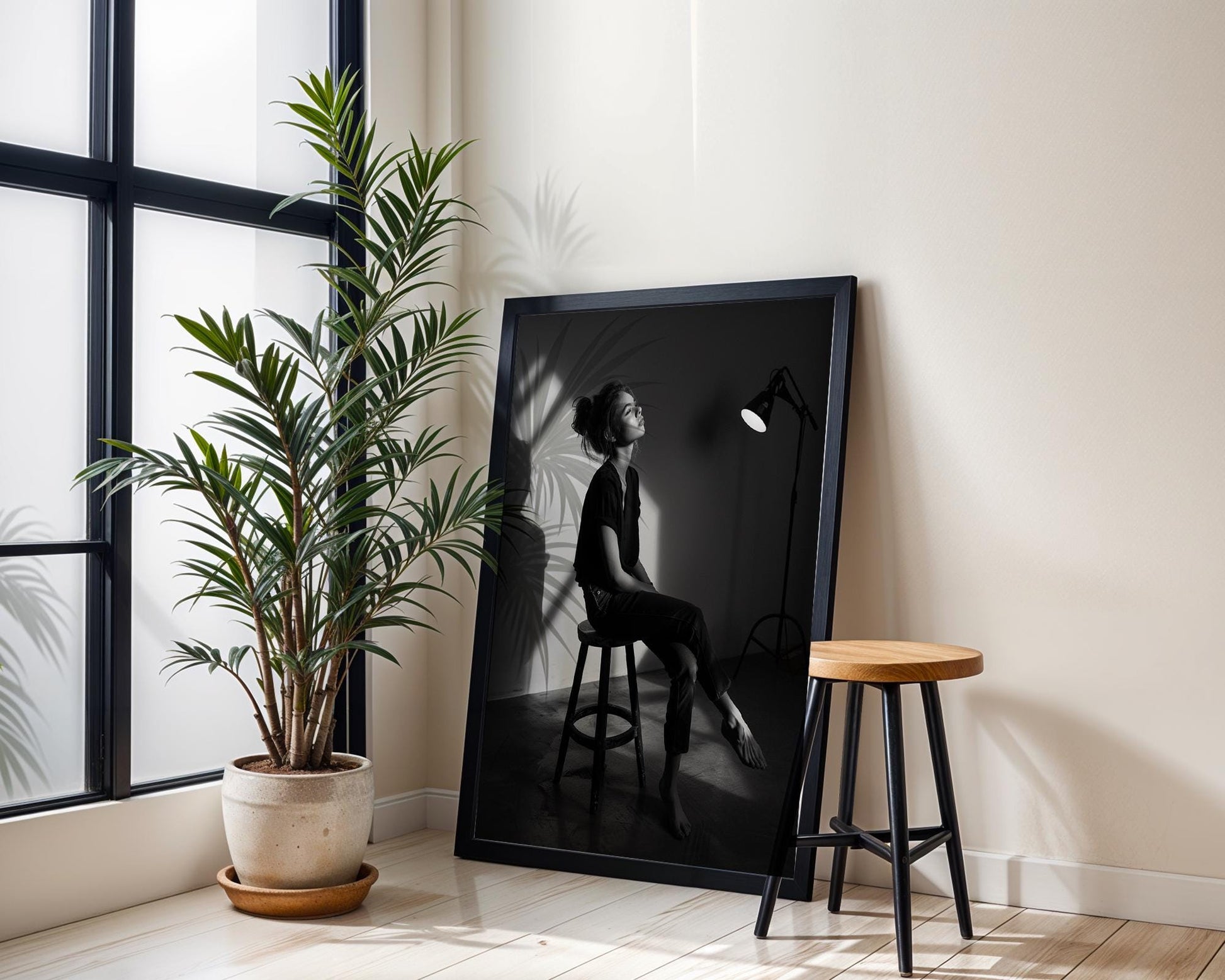 Urban Photography | Minimalist Portrait Photography Print | Modern Black and White Wall Art black and white photo print, minimalist monochrome wall art poster for modern interiors, Monohaus