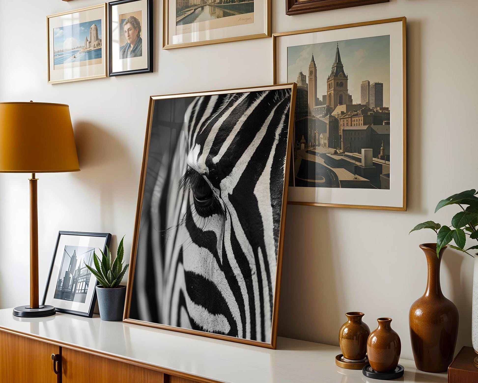 Wildlife Poster | Zebra Eye Print • Black & White Safari Photography, Scandi Wall Art wall art print, minimalist black and white poster, modern Scandinavian wall decor, Monohaus