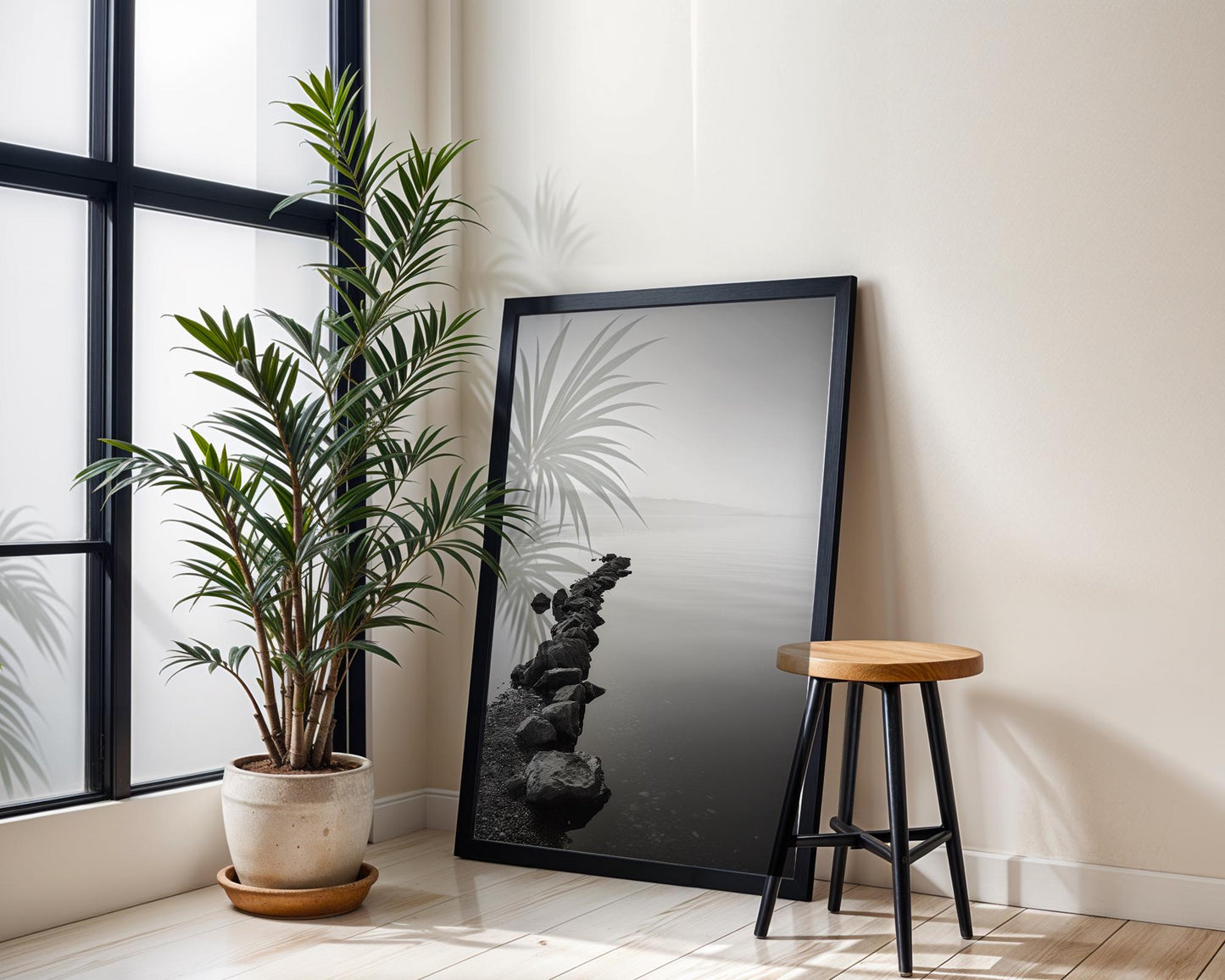 World Landmark | Lake Geneva Photography Print | Swiss Alps Minimalist Wall Art