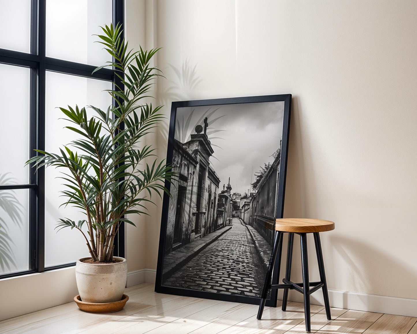 World Landmark | Recoleta Cemetery Print | Argentina Black and White Photography