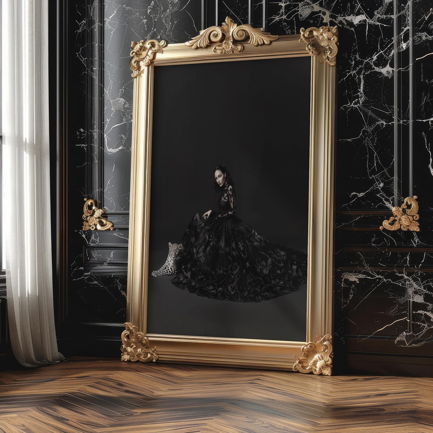 Minimal Wall Art | Retro Paris Fashion Print | Designer Photography wall art print, minimalist black and white poster, modern Scandinavian wall decor, Monohaus