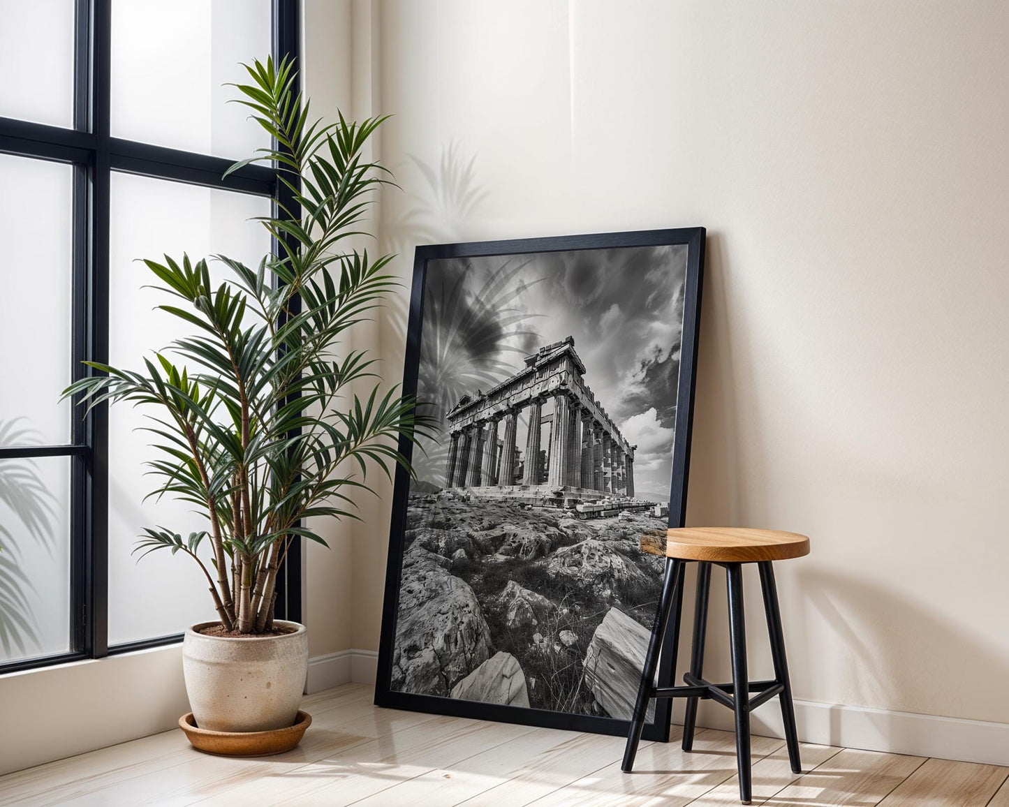 World Landmark | Parthenon Print | Athens Greece Black and White Photography