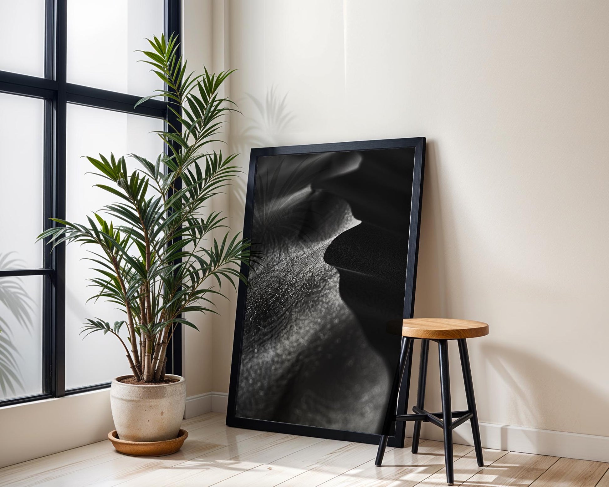 Abstract Fabric Texture Print | Black and White Photography, Minimalist Wall Art abstract wall art print, geometric minimalist poster, modern Scandinavian decor, Monohaus